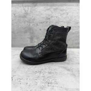 Birkenstock Gilford High Black Combat Boots EU 39 Women's Size US 8-8.5